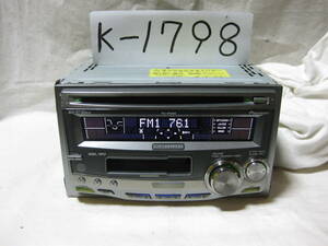 K-1798 Carrozzeria Carozzeria FH-P040zz MP3 2D размер CD& кассетная дека неисправность товар 