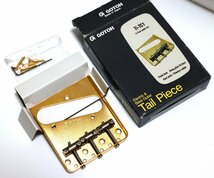 未使用！ゴトー【GOTOH】ギターブリッジ TiTC1-GG　ゴールド　訳あり品_画像1