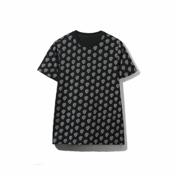 新品【L】Anti Social Social Club 19ss Over You Black Tee 黒 ブラック 総柄 ASSC アンチソーシャルソーシャルクラブ