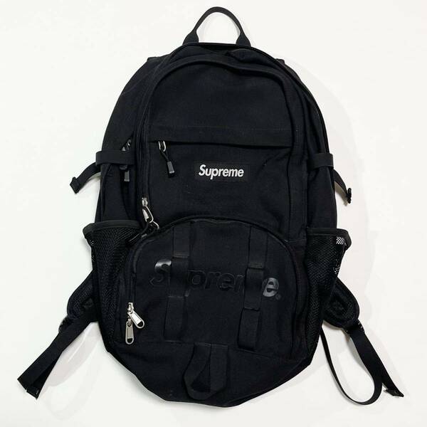 【レア】Supreme 15ss バックパック Black 黒 ブラック Backpack リュック Box Logo ボックスロゴ