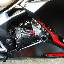 CBR250F CBR250R CBR250RR NSR250R RVF400 VFR400R CBR600RR CBR1000RR M20 アルミ エンジン オイルフィラーキャップ オイルキャップ 金_画像6