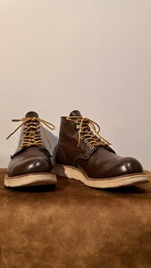 　四角犬タグ◆REDWING レッドウィング 8160 ガラスレザー 8D(26～27cm)　