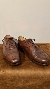 Tricker's　セミブローグ　内羽根 UK7(25.5～26cm) トリッカーズ ウィングチップ 