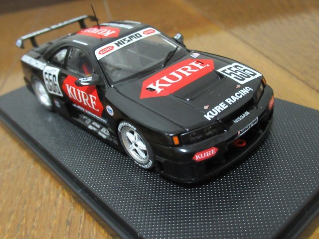 未展示】1/43ミニカー 日産 スカイライン GT-R KURE RACING 1996年 