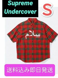 完売人気商品Supreme UNDERCOVER flannel shirt 赤