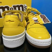 28.5cm ★新品 M&Ms × adidas FORUM LO84 アディダス × エムアンドエムズ フォーラム ロー 84 スニーカー イエロー コラボ GY1179_画像4