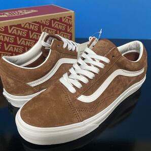 26.5cm ★新品 VANS OLD SKOOL PIG SUEDE スウェード スニーカー バンズ ヴァンズ オールド スクール 撥水 ピッグスウェード VN0A5JMI1REの画像3