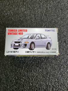 トミカ　トミーテック　三菱ランサー　GSRエボリューションV　98年式　希少　LV-N187d