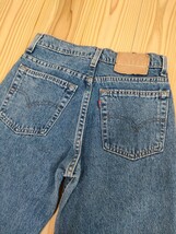 【送料☆520円】USA製 90s ヴィンテージ Levi's リーバイス 520-0217 デニム パンツ ジーンズ ストレート 94年製 W28/L34/刻印525/_画像2