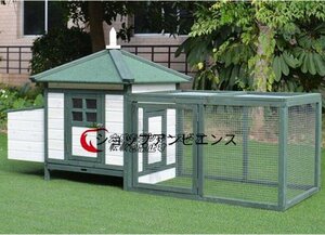 人気推薦★豪華別荘 別荘 丈夫 ペットハウス 犬舎 犬小屋 キャットハウス ハウス おうち 屋外 野外 庭用 通気性 耐磨耗 組立