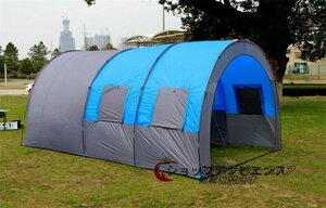  new arrival * tunnel tent super large team outdoors tent . rain measures tent Family camp 8 person for 