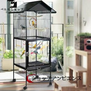 新入荷★豪華別荘 鳥かご かご 鳥小屋 大型サイズ 鳥かご 養殖 飼育 室内外 逃げ出防止 ペット用品 おうむ 鳥 オウムの巣