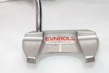 ☆中古☆EVNROLL イーブンロール ER5 パター☆ハッチバック マレット☆シルバー☆34インチ☆右利き☆スチールシャフト☆純正ヘッドカバー付_画像5