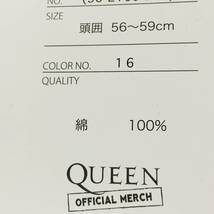 QUEEN (クイーン) - ローキャップ 野球帽 キャップ 56-59cm 黒色 男女兼用 フレディマーキュリー エンブレムキャップ (タグ付き未使用品)_画像8