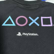 SONY(ソニー) PlayStation(プレイステーション) - MEN ロゴ Tシャツ 黒色 Mサイズ プレステ ファミリーマーク (タグ付き 新品 未使用品)_画像6