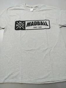 MADBALL Tシャツ NYHC グレーL マッドボール / agnostic front sick of it all cro-mags leeway crumbsuckers bad brains