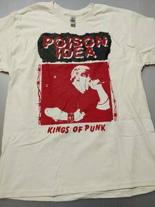 POISON IDEA Tシャツ kings of punk ベージュL / bad brains black flag minor threat 7seconds negative approach germs