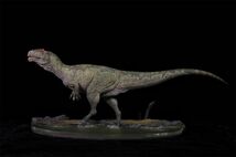 SHOWANNA 塗装済 1/18 サイズ アロサウルス イロケレシア 竜 樹脂 フィギュア 模型 大人 スタチュー 完成品 オブジェ 台座付き45.7cm級_画像7
