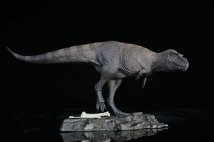 色2 AOKHAN 1/35 アルバートサウルス ティラノサウルス科 恐竜 フィギュア 台座付き 塗装済 完成品 樹脂 プラモデル 大人おもちゃ 模型