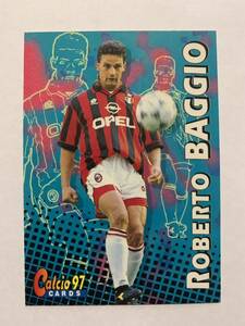 PANINI CALCIO 97 ROBERTO BAGGIO ロベルト・バッジョ；MILAN A.C.、ACミラン、