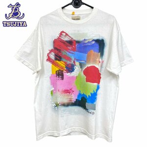 GALLERY DEPT　ギャラリーデプト　Quantum　半袖　Tシャツ　白　メンズ　Mサイズ　中古AB【辻屋質店A1916】