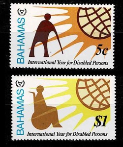 バハマ 1981年 国際障がい者年切手セット