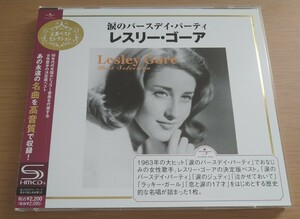 CD レスリー・ゴーア 涙のバースデイ・パーティ SHM-CD 帯付き