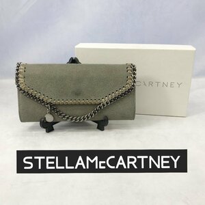 STELLA McCARTNEY ステラ マッカートニー CONTINENTAL WALLET SHAGGY ファラベラ グレー 長財布 391835 W9132 1220 レディース ウォレット