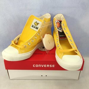 未使用 CONVERSE ALL STAR コンバース オール スター ハイカット スニーカー ポケットモンスター ポケモン ピカチュウ イエロー 26.5cm