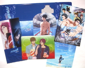 Free! the Final Stroke クリアファイル チラシ セット 特典 コンボセット 前 後編 凛 真琴 劇場版