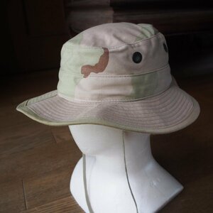 ATLAS Headwear　米軍　カモフラージュ柄　ハット　6 3/4（53.9㎝）　帽子 砂漠 迷彩柄 デザート　アメリカ軍