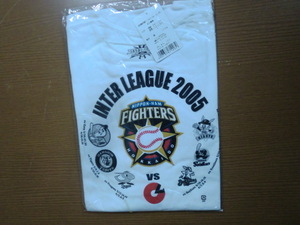 日本ハム ファイターズ INTER LEAGUE 2005 交流戦 Tシャツ SIZE:L 未開封品 