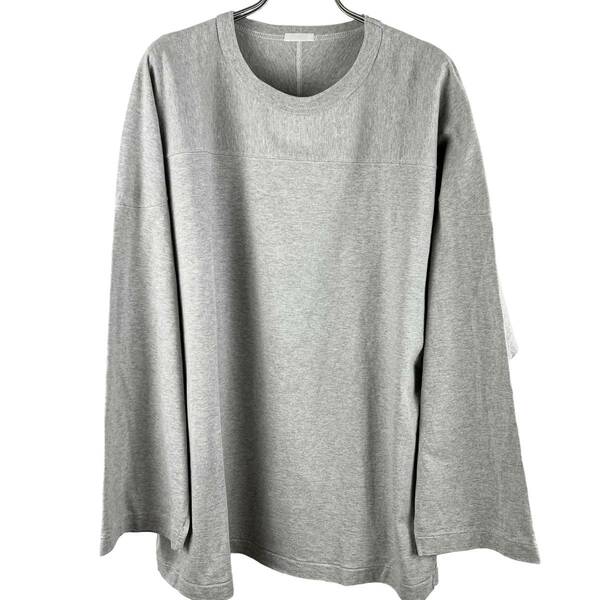 COMOLI(コモリ) Longsleeve Loose Size T Shirt (grey)