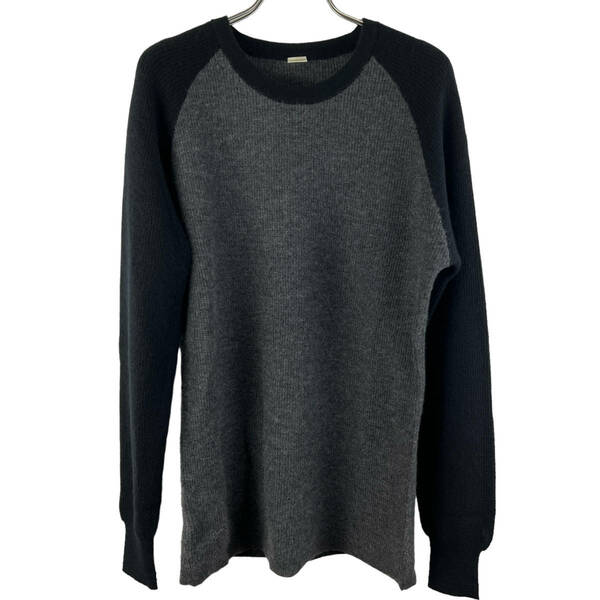 Ron Herman (ロンハーマン) Black Sleeve Wool Knit (grey)