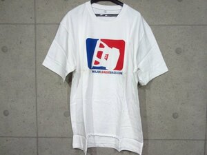 【廃盤】MTX AUDIO 半袖Ｔシャツ/M ホワイト【MAJOR LEAGUE BASS.COM】新品/デットストック/最後の一個/大き目USサイズ/