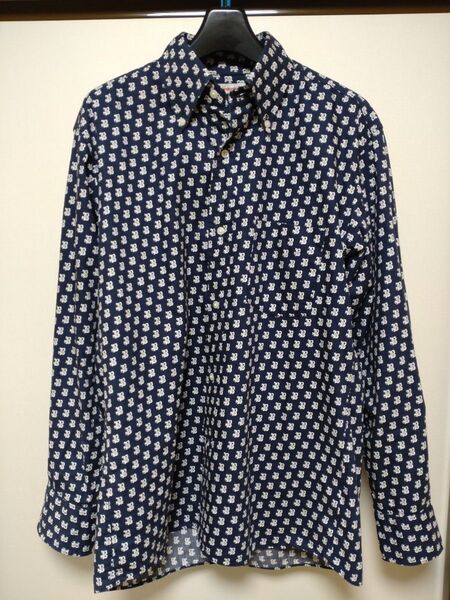BEAMS ドット風 長袖シャツ