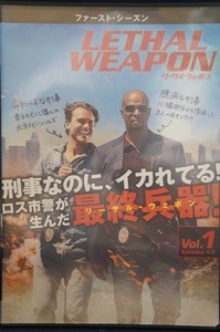 RSET 01207 リーサルウェポン LETHAL WEAPON ファーストシーズン 出演 クレイン・クロフォード他 言語：日本語吹替、英語・字幕あり