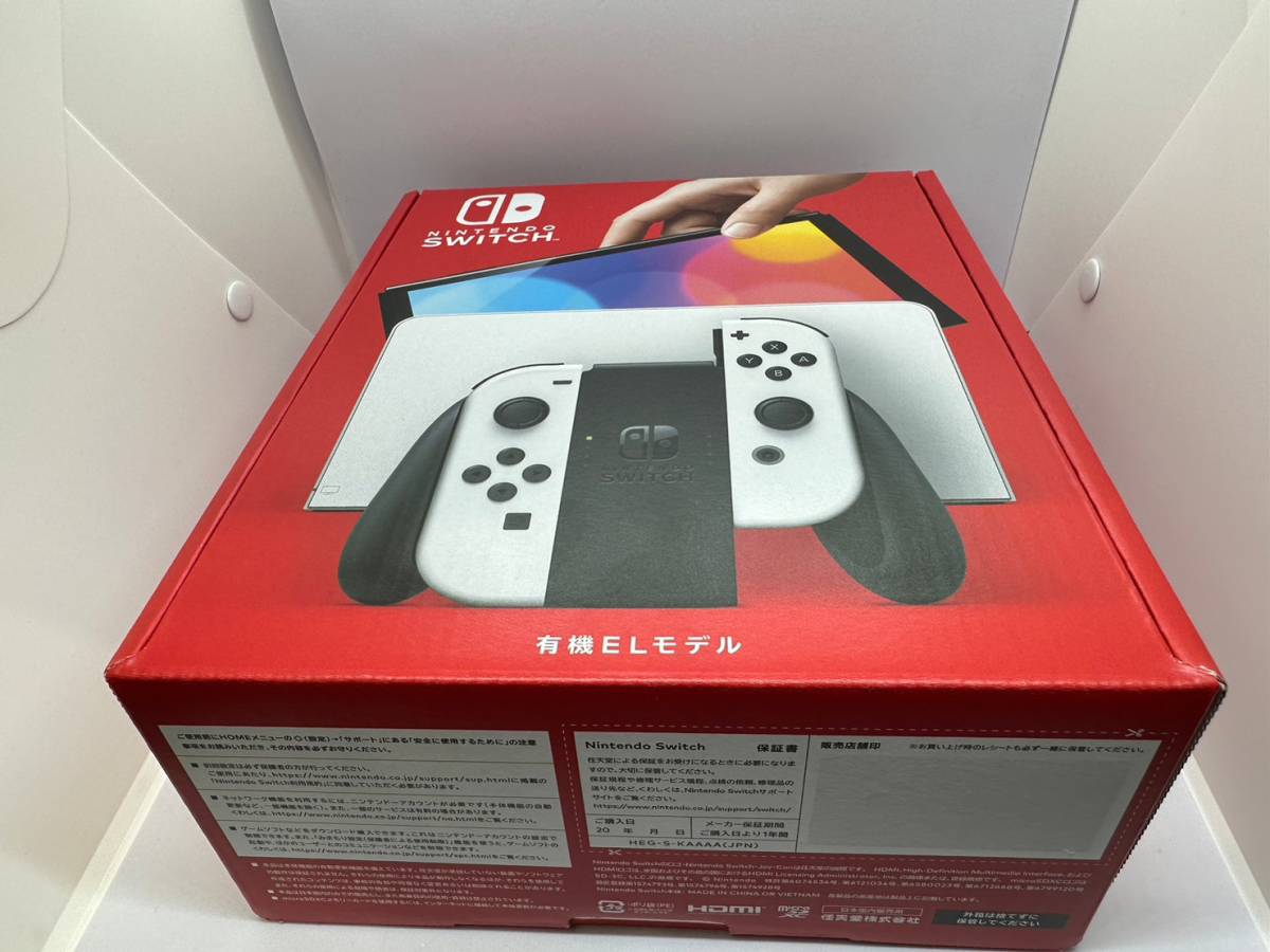 新品未開封【送料無料】 Nintendo Switch(有機ELモデル) Joy-Con(L)/(R 
