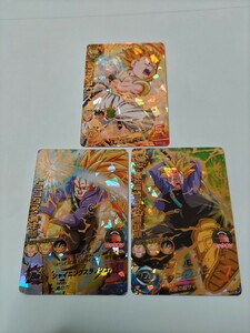 送料無料 ドラゴンボールヒーローズ UR 白かけ傷有 H3-58 ゴテンクス H4-05 トランクス：青年期 H8-06 トランクス：青年期 ３枚セット　