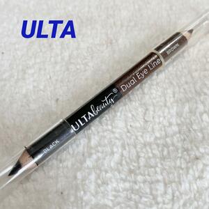 日本未発売 新品 ULTA beauty デュアルアイライナー 黒 ブラウン