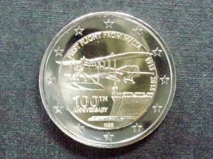 マルタ　２ユーロ記念　２０１５年　初飛行　未使用