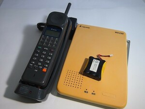 SAXA(Tamra)製　WS230コードレス電話機セット　ブラック　中古品　基本動作確認済み　[S855]