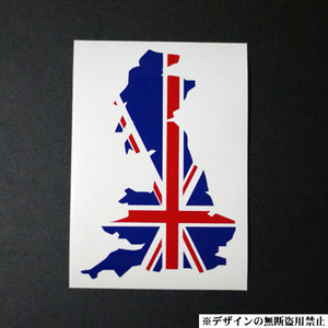 2色ユニオンジャック ステッカー大　イギリス国旗UK GB MINI ミニ ロータスに