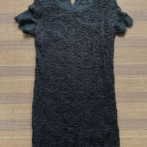 【ZARA】ブラックレースワンピース