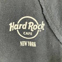 HardRock ハードロック Lサイズ パーカー スウェットパーカー ジップアップ V系 ヴィジュアル系 薔薇 フード シンプル カジュアル ブラック_画像5