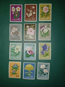  flower series [ unused commemorative stamp a]12 kind .