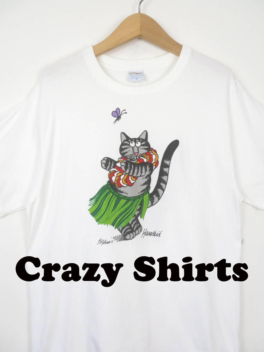 90s USA製 クリバンキャット Hawaii Tシャツ ネコ 猫 ねこ-