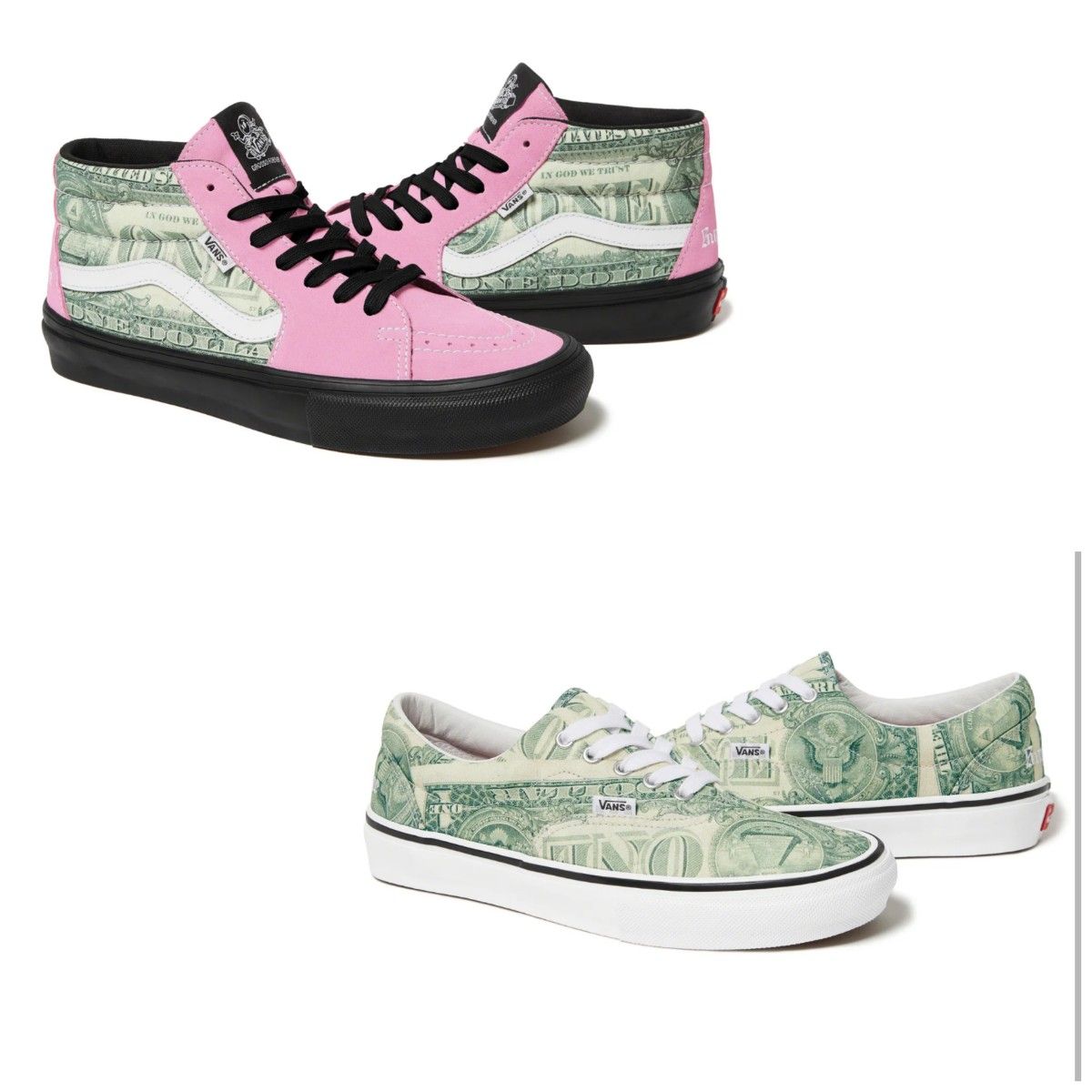 Vans Skate Grosso Mid Supreme Dollar Pink