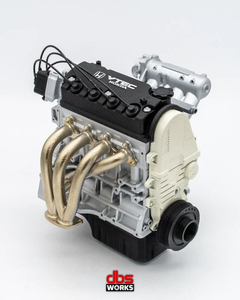 ホンダ　インテグラ/シビック　タイプ-R 　1/4 D シリーズ スケール エンジン - 組み立て済み - ブラック