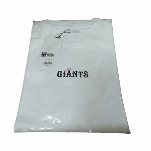 【Lサイズ】GIANTS×キズナアイコラボTシャツ(打撃＆チアVer.)ホワイト 白